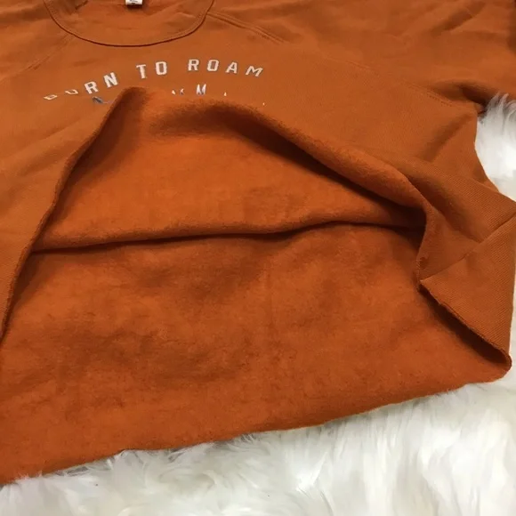 “Born to Roam" High Country Lifestyle Cowgirl Cute Cropped Sweatshirt Elk L - Picture 7 of 8